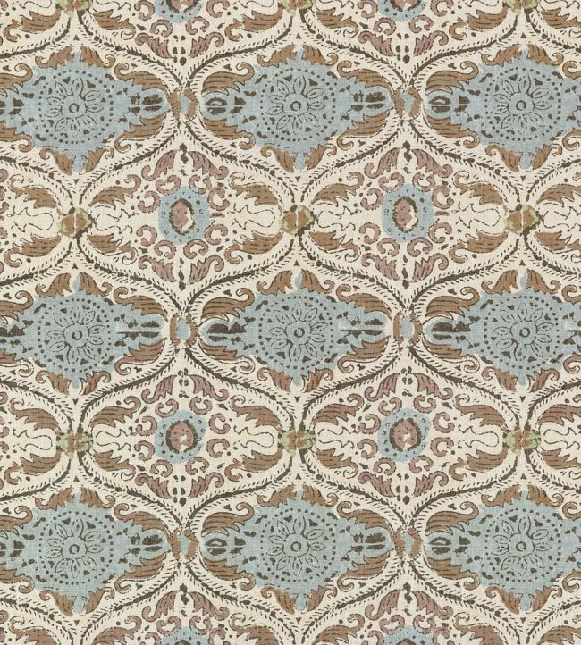 Cecilia Fabric by Anna French Gold and Sage