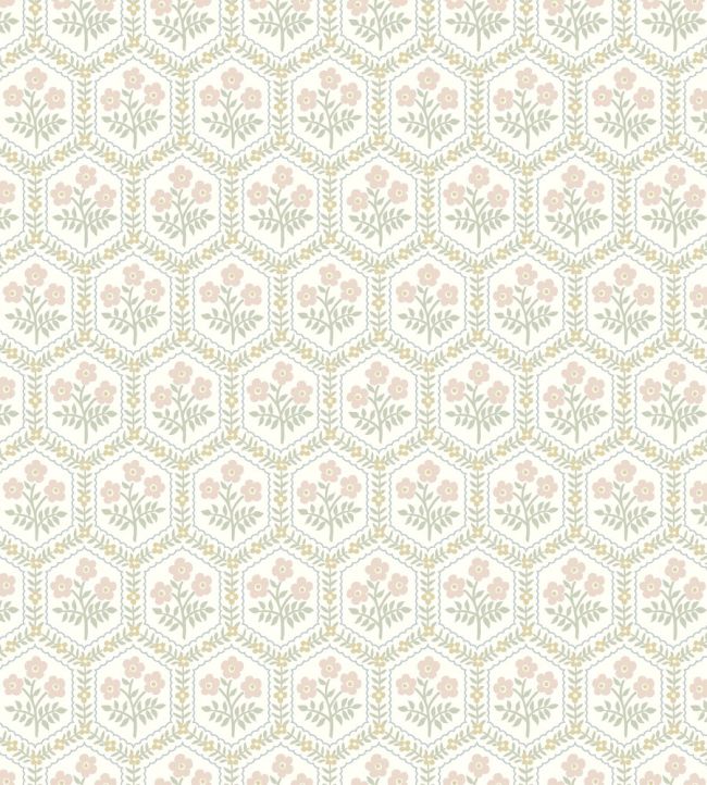 Cecilia Wallpaper by Borastapeter Blush