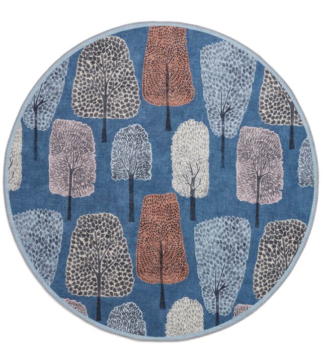 Scion Cedar Round rug Midnight SCED1MID1515 Midnight