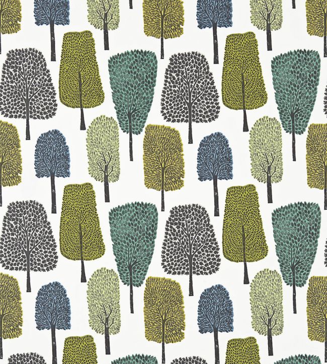 Cedar Fabric by Scion Slate / Apple / Ivy