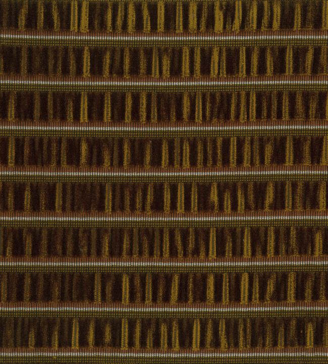 Celesta Stripe Fabric by Osborne & Little Amber