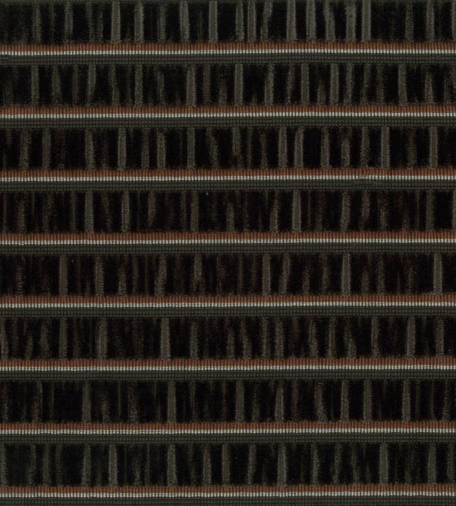 Celesta Stripe Fabric by Osborne & Little Chocolate
