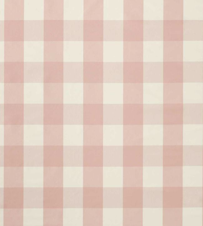 Central Check Fabric by Scion Blush