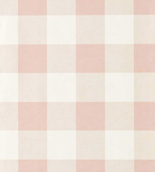 Central Check Wallpaper by Scion Blush