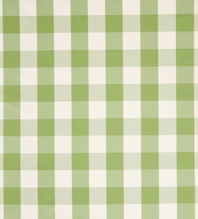 Central Check Fabric by Scion Pea Green/Kelly Green