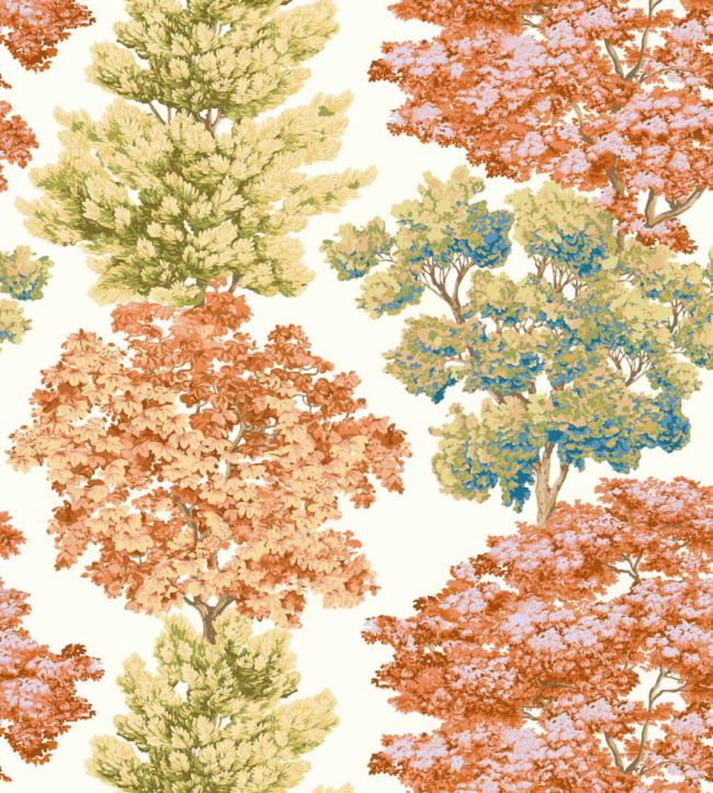 Central Park Wallpaper by Scalamandre Autumn