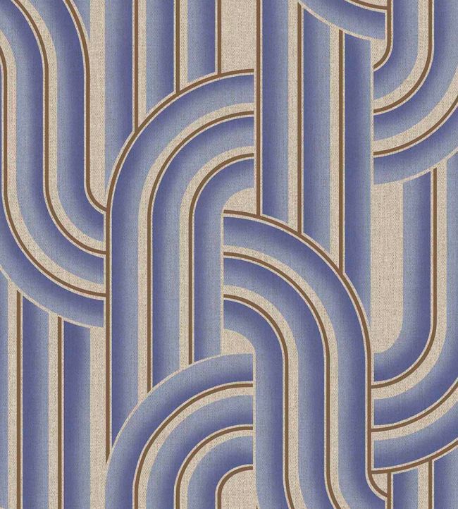 Ceramic Arches Wallpaper by Eijffinger Blue