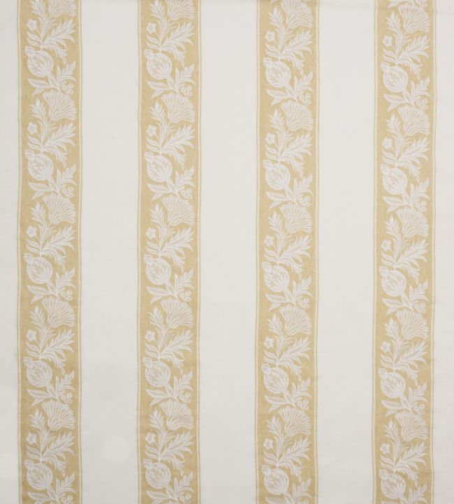Cerney Stripe Fabric by Nina Campbell Ochre