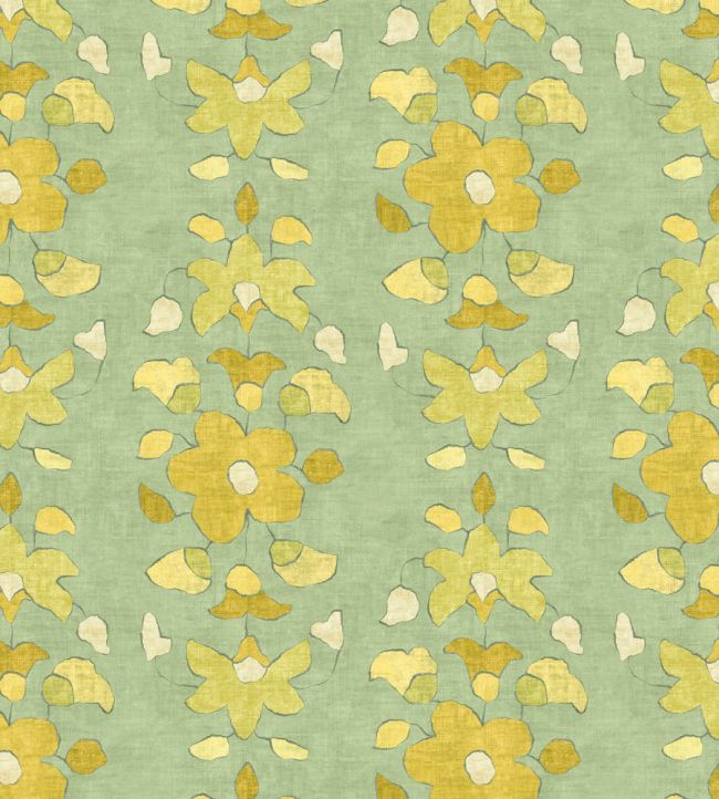 Chamba Fabric by Lewis & Wood Lemongrass