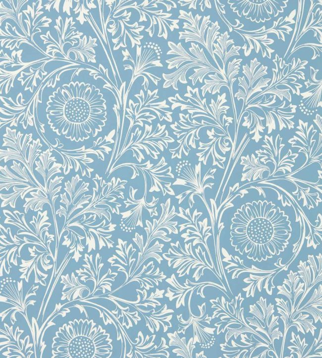 Chamomile Wallpaper by Morris & Co China Blue