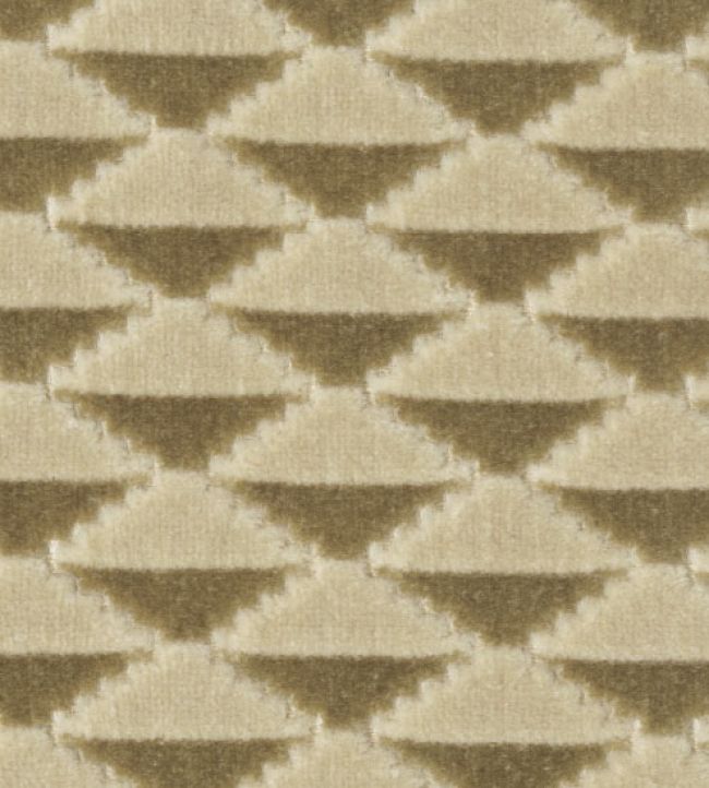 Chand Baori Fabric by JORO J2-Moss/Linen