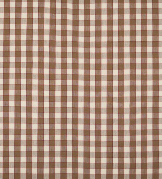 Check Fabric by Nina Campbell Nutmeg