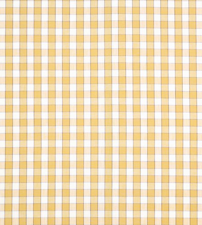 Check Fabric by Nina Campbell Yellow