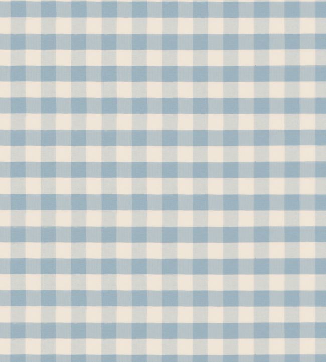 Checkmate Fabric by George & Minnie Chalky Blue