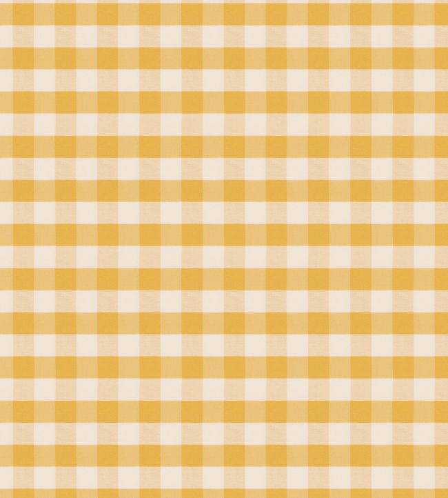Checkmate Fabric by George & Minnie Daffodil