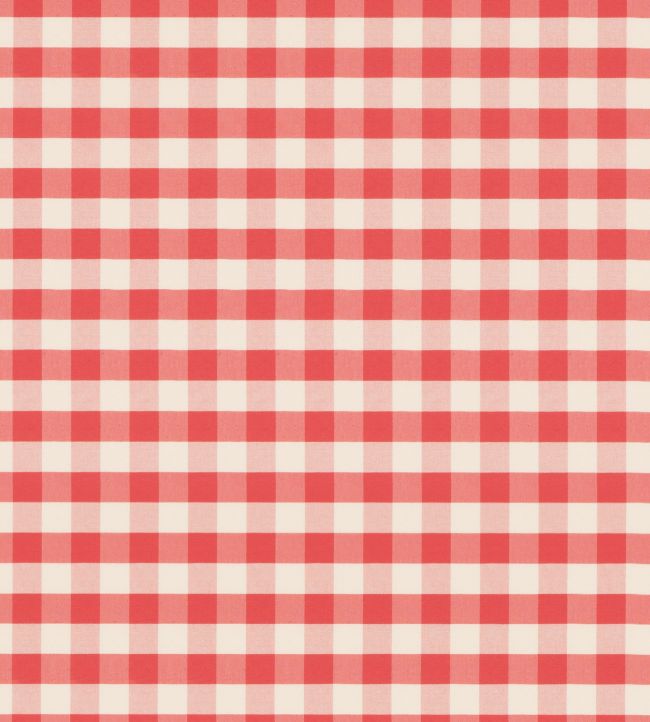 Checkmate Fabric by George & Minnie Raspberry