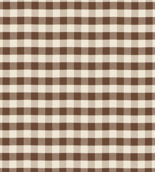 Checkmate Fabric by George & Minnie Walnut