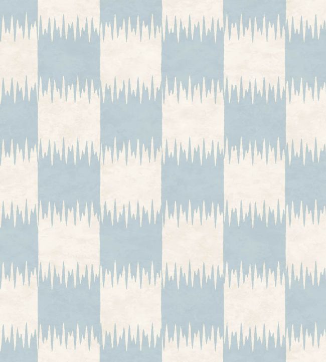 Checkmate Wallpaper by Woodchip & Magnolia Powder Blue