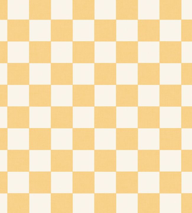 Checks Wallpaper by Caselio Jaune Soleil