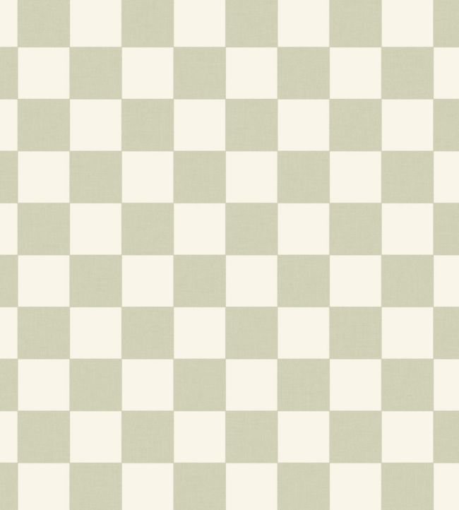Checks Wallpaper by Caselio Vert Amande