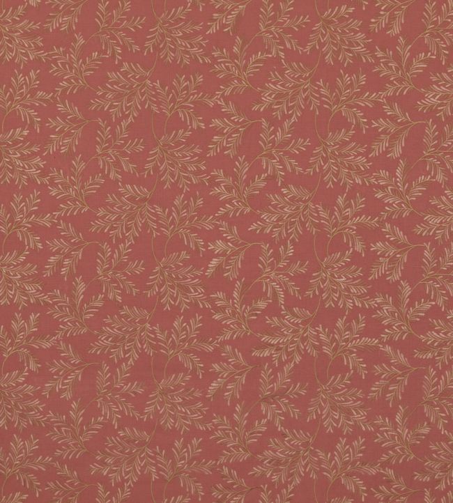 Chelsea Fern Fabric by GP & J Baker Red