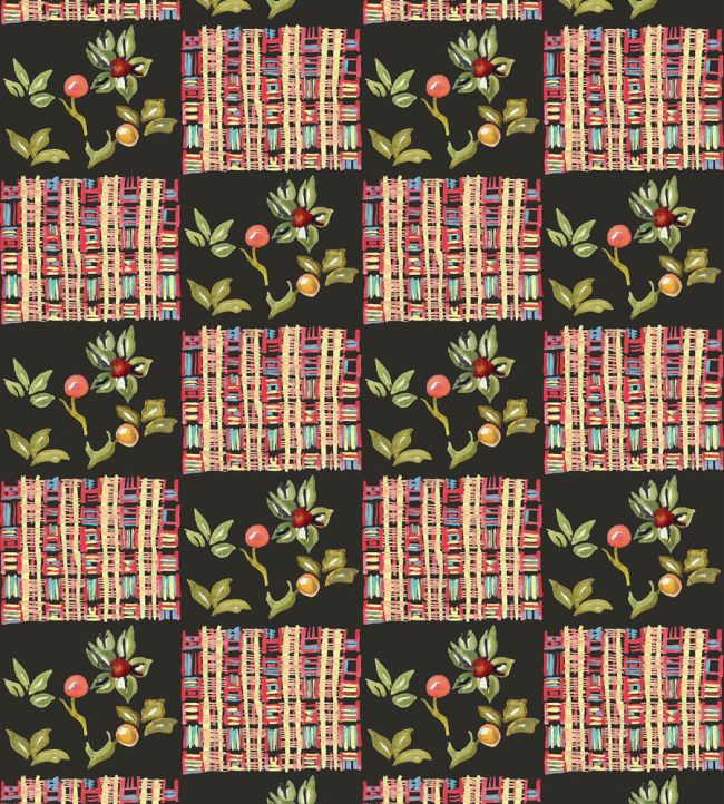 Chequerboard Wallpaper by CommonRoom Black