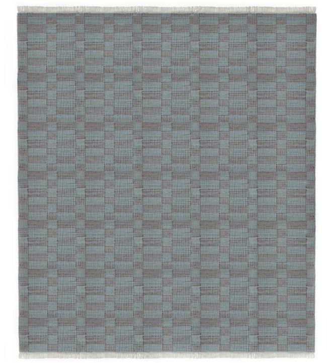 GP & J Baker Chequerboard rug Blue/Red BA50025.6.0 Blue/Red