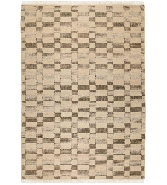 GP & J Baker Chequerboard rug Charcoal BA50025.5.0 Charcoal