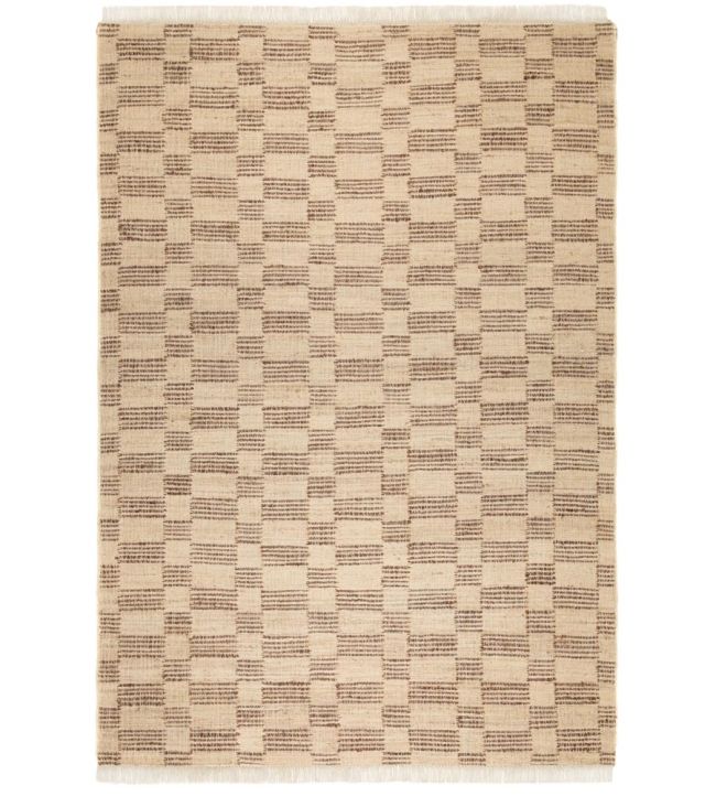 GP & J Baker Chequerboard rug Chocolate BA50025.1.0 Chocolate