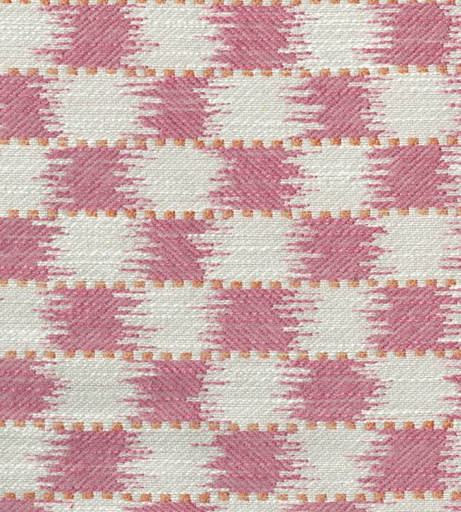 Chequers Fabric by Titley and Marr Rose