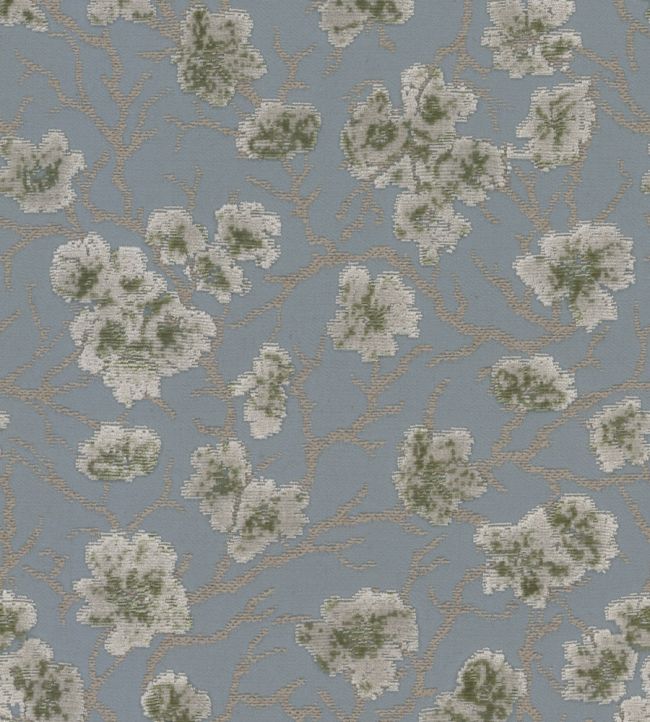 Cherry Blossom Fabric by Zimmer + Rohde Blue