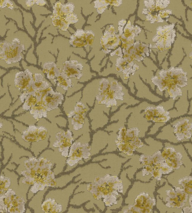 Cherry Blossom Fabric by Zimmer + Rohde Yellow