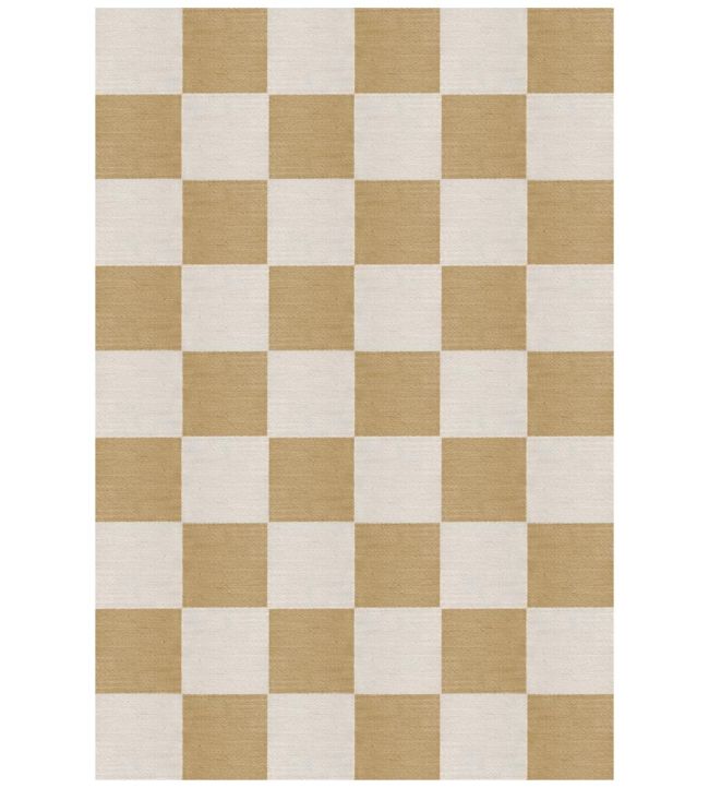 Layered Chess Flatweave rug Harvest Yellow WCHHY140200 Harvest Yellow