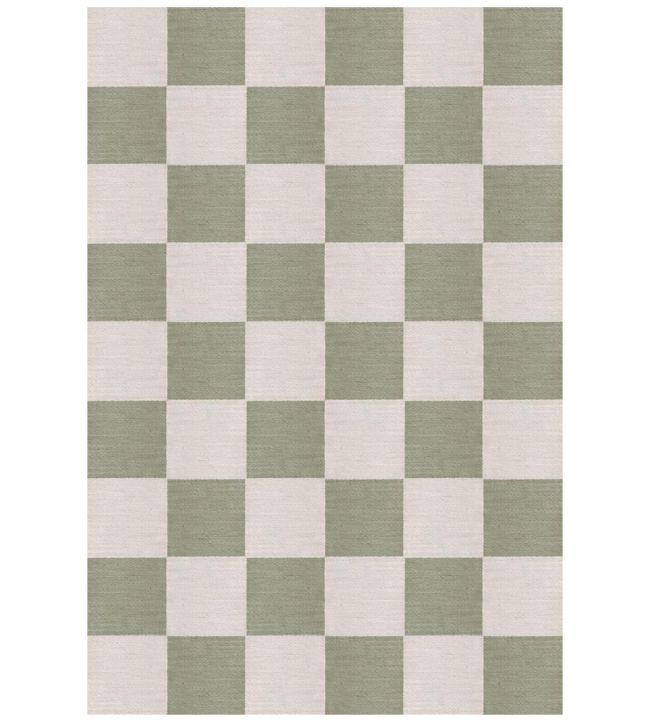 Layered Chess Flatweave rug Sage WCHSA140200 Sage