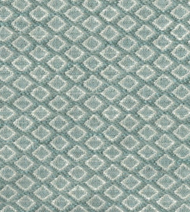 Chess Fabric by Titley and Marr Aqua