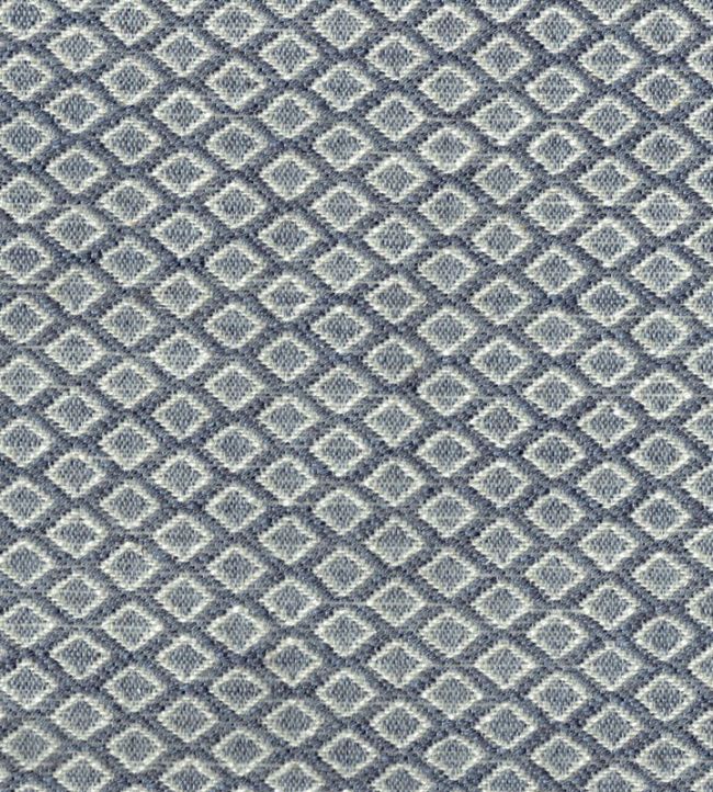 Chess Fabric by Titley and Marr Indigo