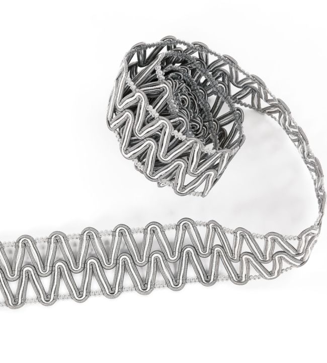Chevron Braid Trimming by Villa Nova Chrome