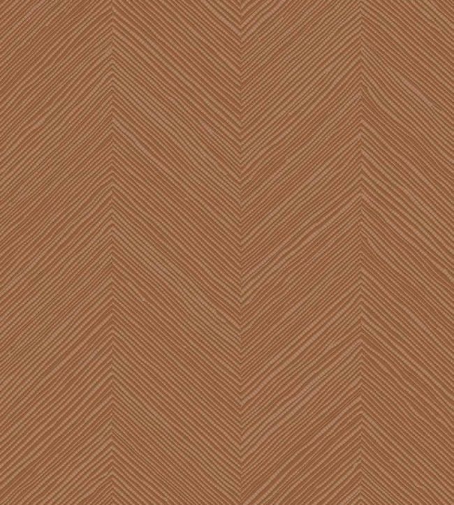 Chevron Wallpaper by Eijffinger Orange/Terracotta