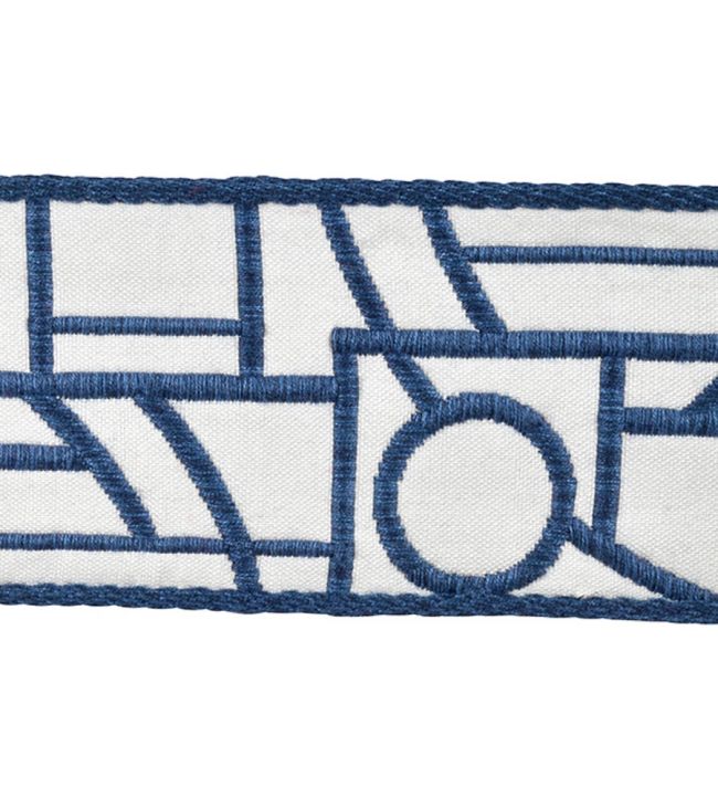 Chicago Jacquard Braid 75mm Trimming by Houles Saphir