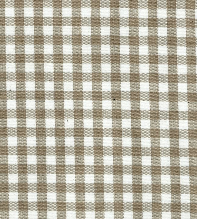 Chichester Check Fabric by Titley and Marr Mocha