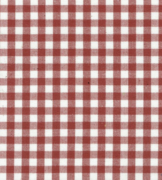 Chichester Check Fabric by Titley and Marr Ruby