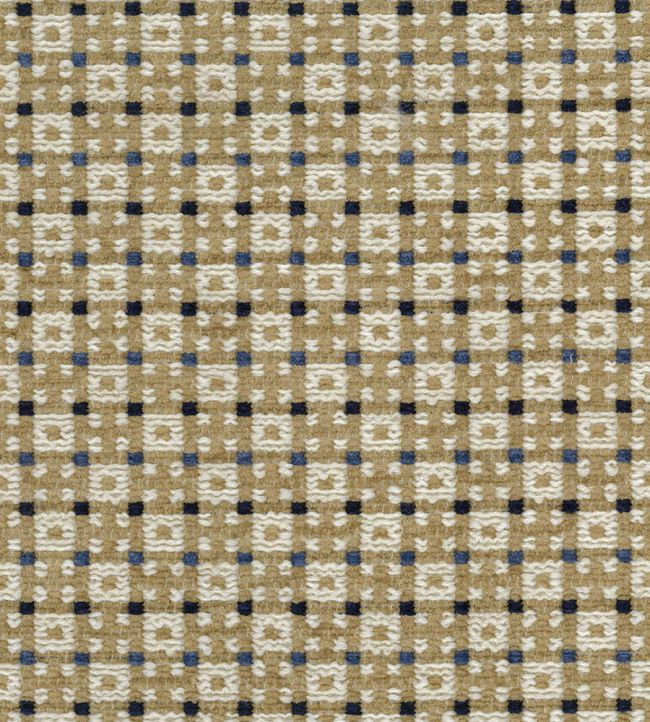 Chiddingstone Fabric by Nina Campbell Beige/Blue