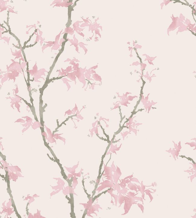 Chinese Branch Wallpaper by Cole & Son Blossom Pink