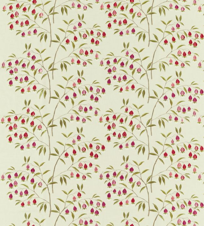 Chinese Lantern Fabric by Sanderson Wild Plum