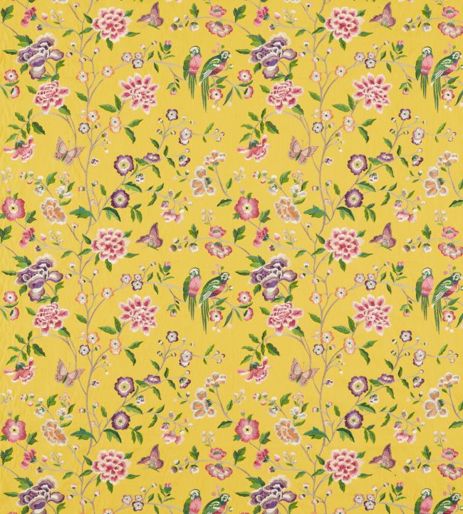 Chinoiserie Hall Fabric by Sanderson Papavera