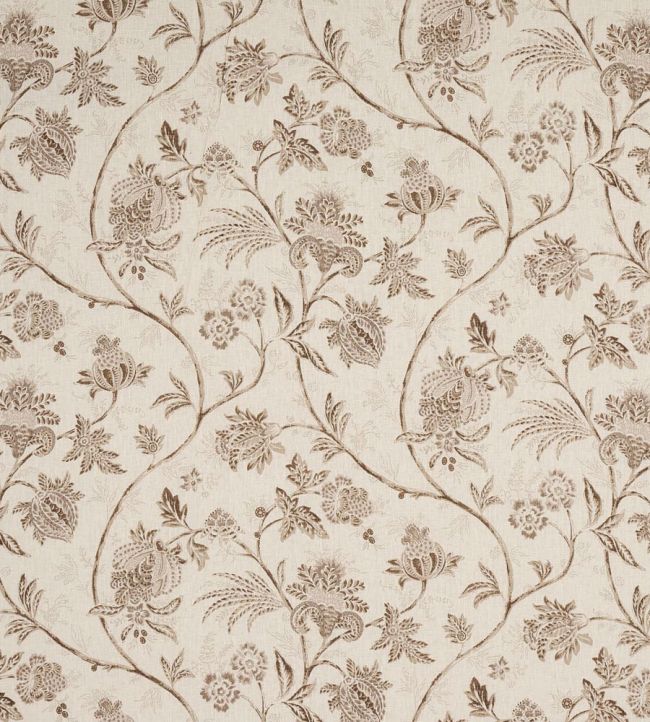 Chinoiserie Vine Fabric by Schumacher Neutral