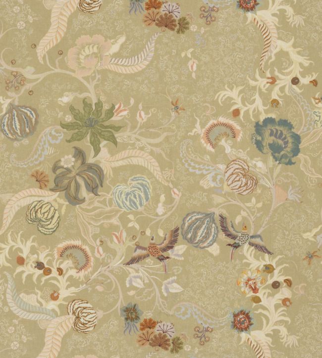 Chintz 21 Fabric by Parker & Jules Sepia Stone