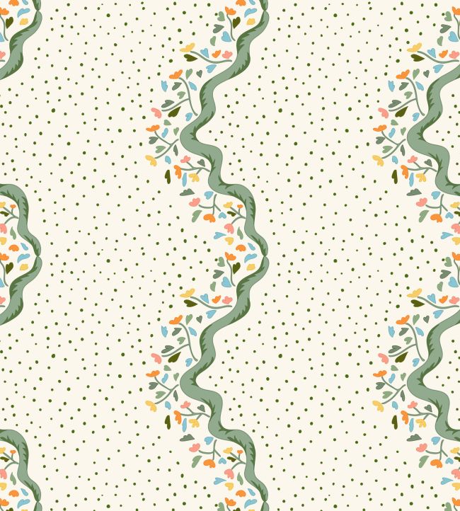 Chintz Caroline Wallpaper by Ottoline Green