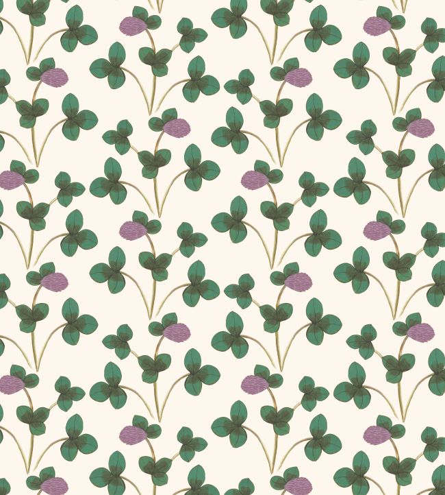 Chintz Constance Wallpaper by Ottoline Green and Lilac