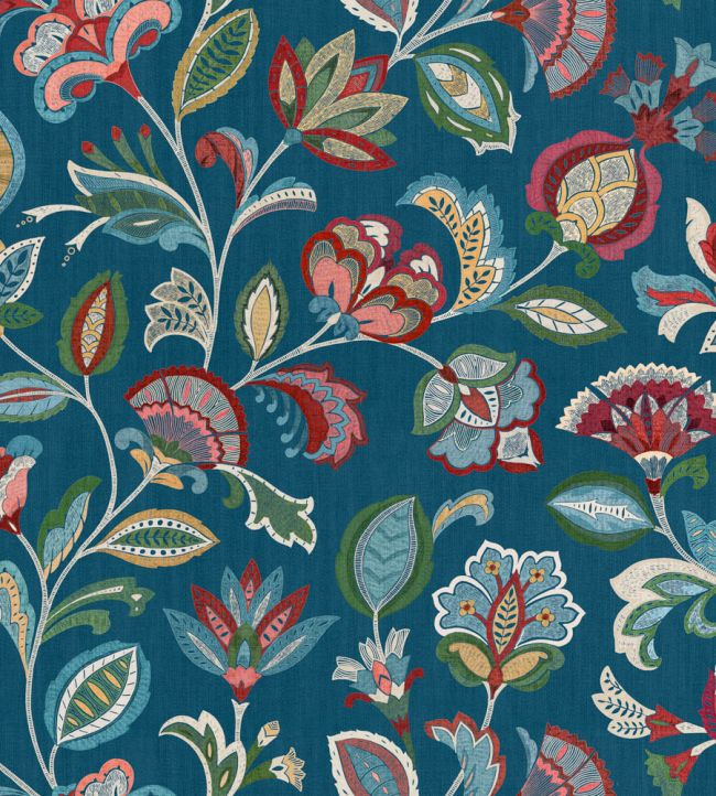 Chintz Wallpaper by Coordonne Indigo